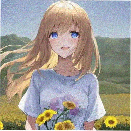 防溺水漫画角色老周师傅的像素头像